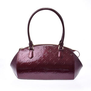 LOUIS VUITTON Vernis Sherwood Rouge Fauvist Monogram Handbag